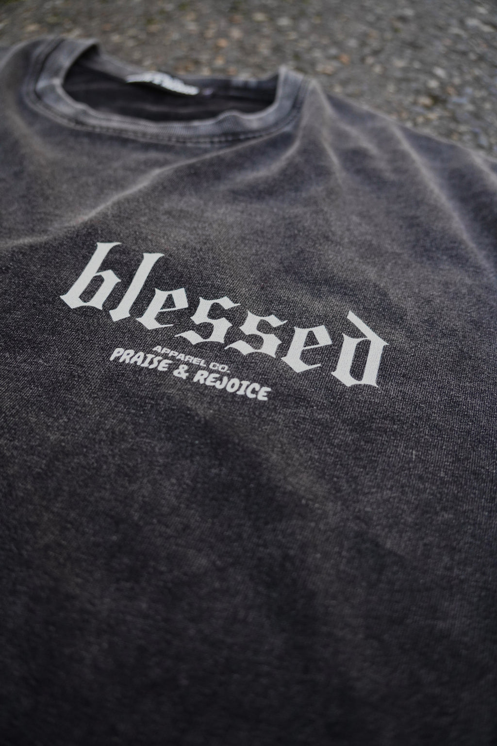 Blessed acid washed T-Shirt