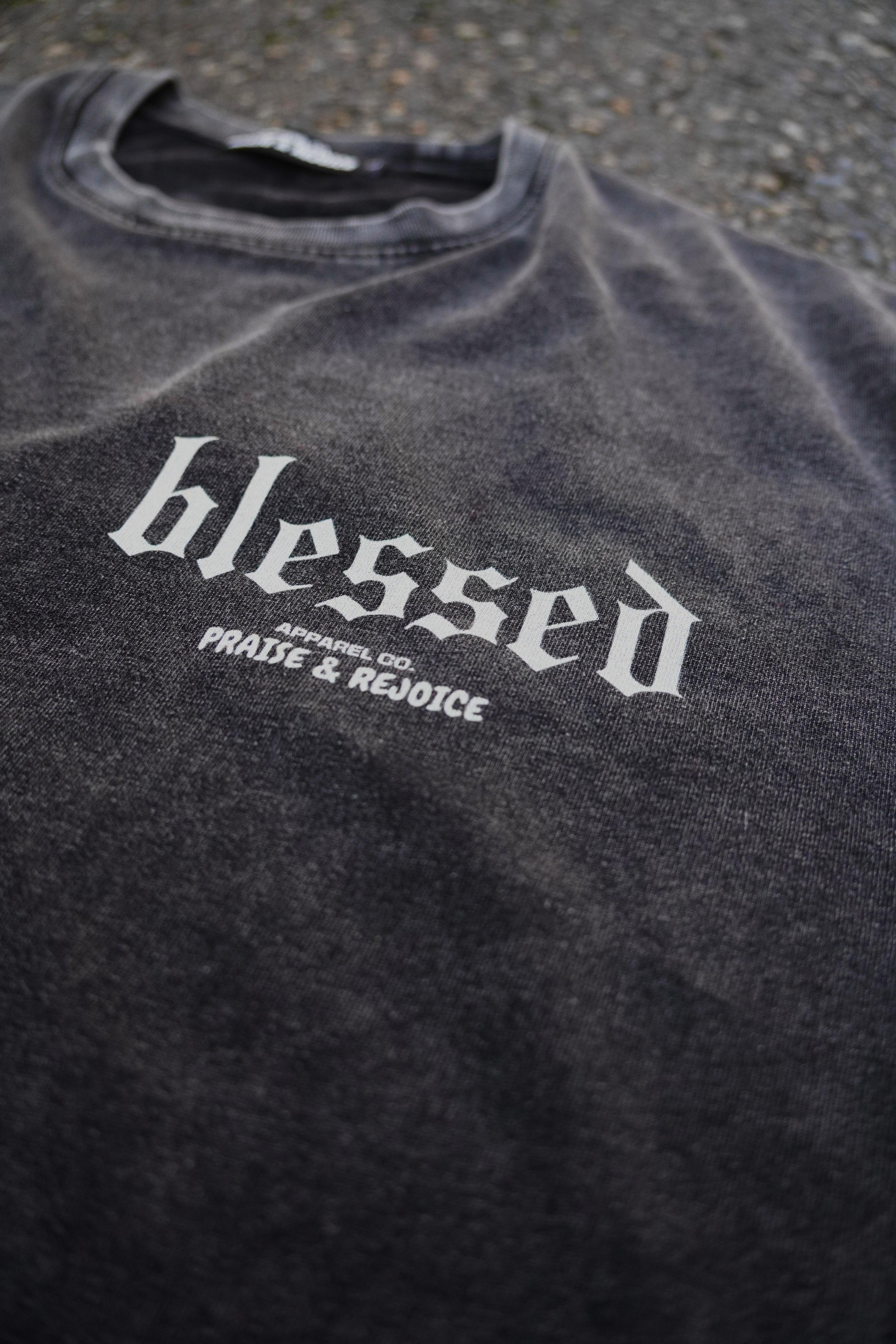 Blessed acid washed T-Shirt