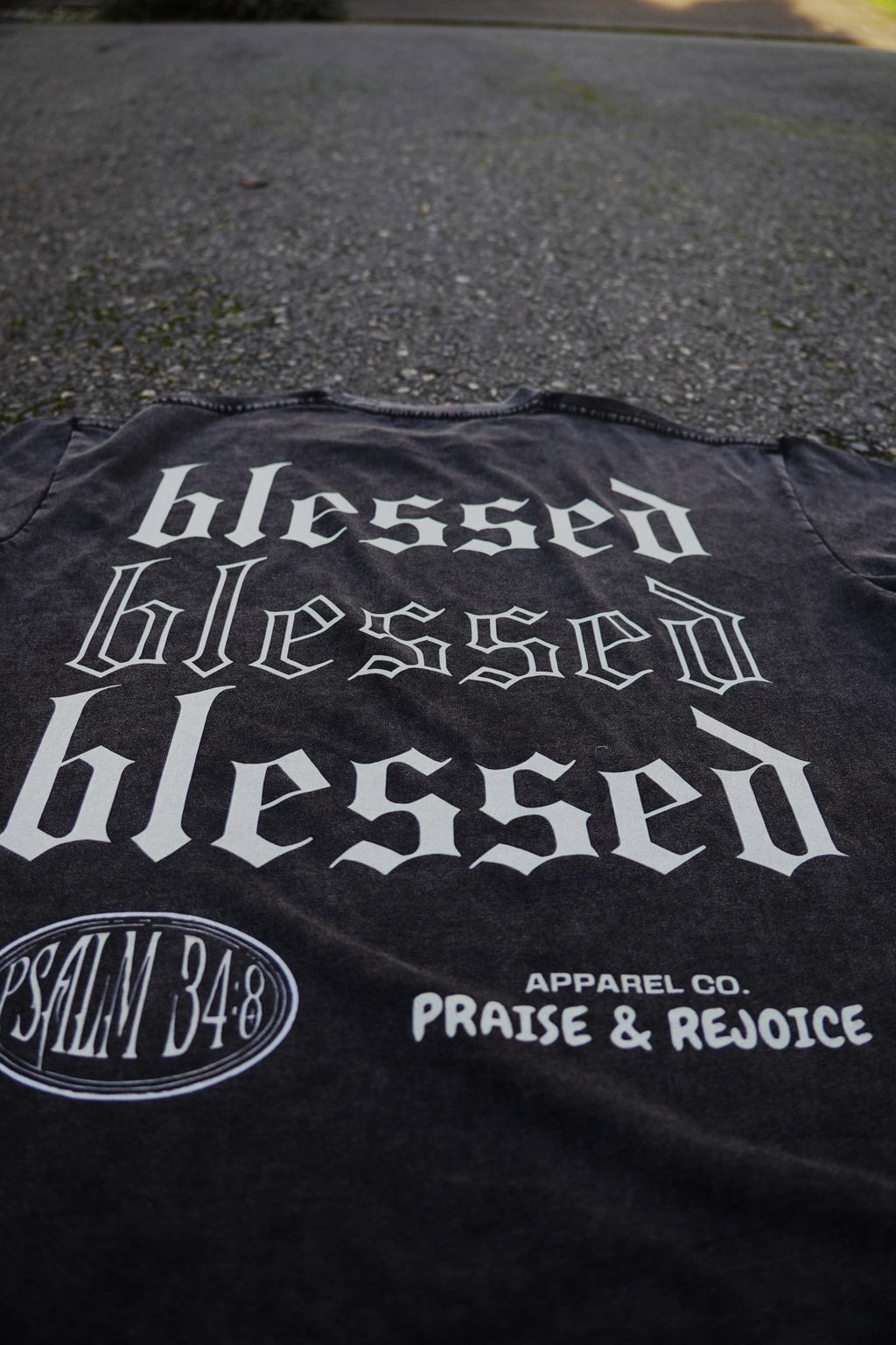 Blessed acid washed T-Shirt