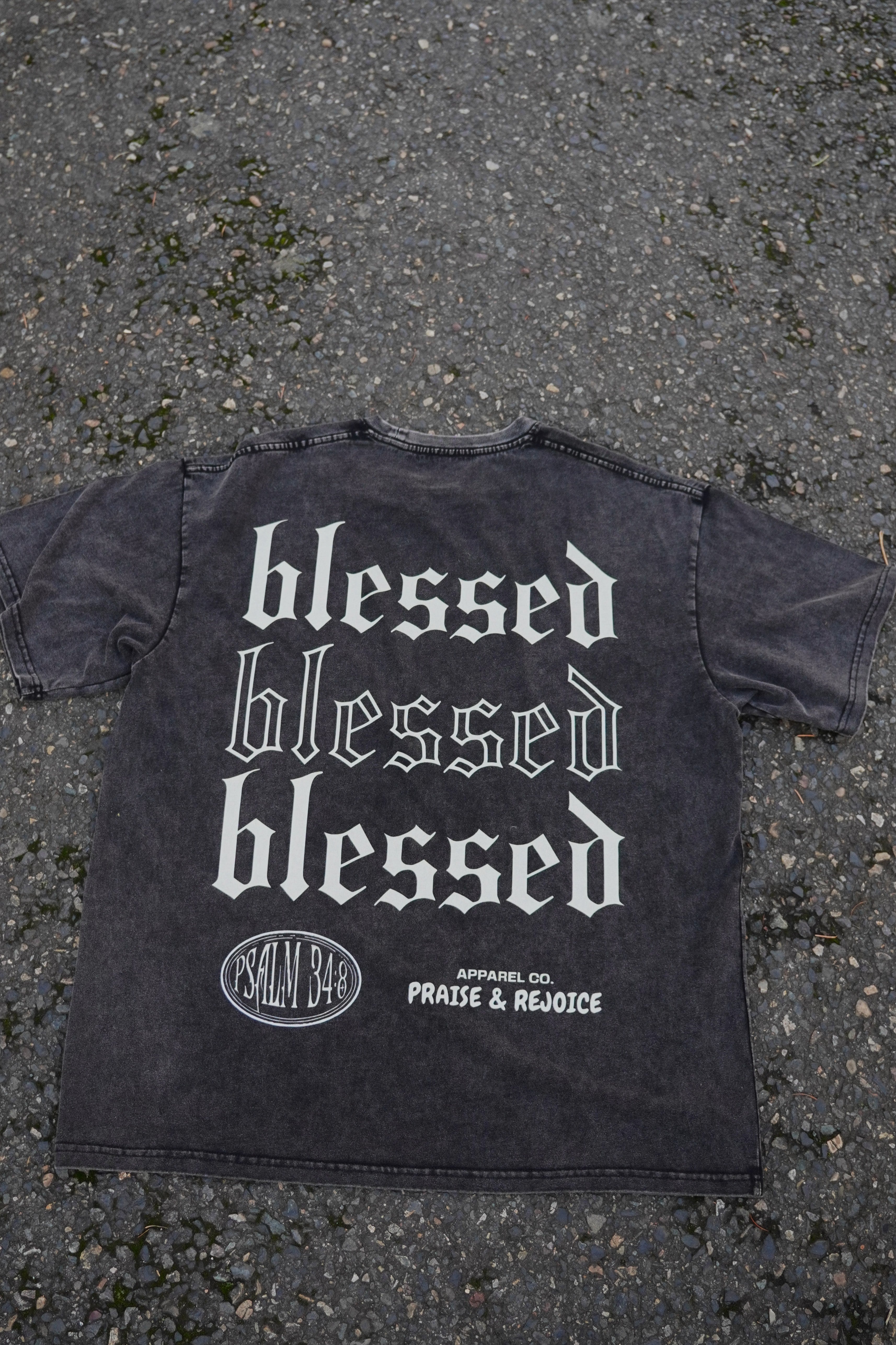 Blessed acid washed T-Shirt